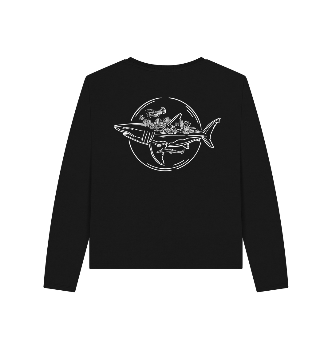 Black Printed T-shirt Back