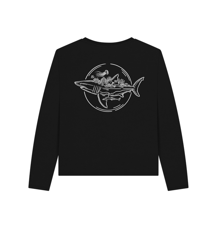 Black Printed T-shirt Back