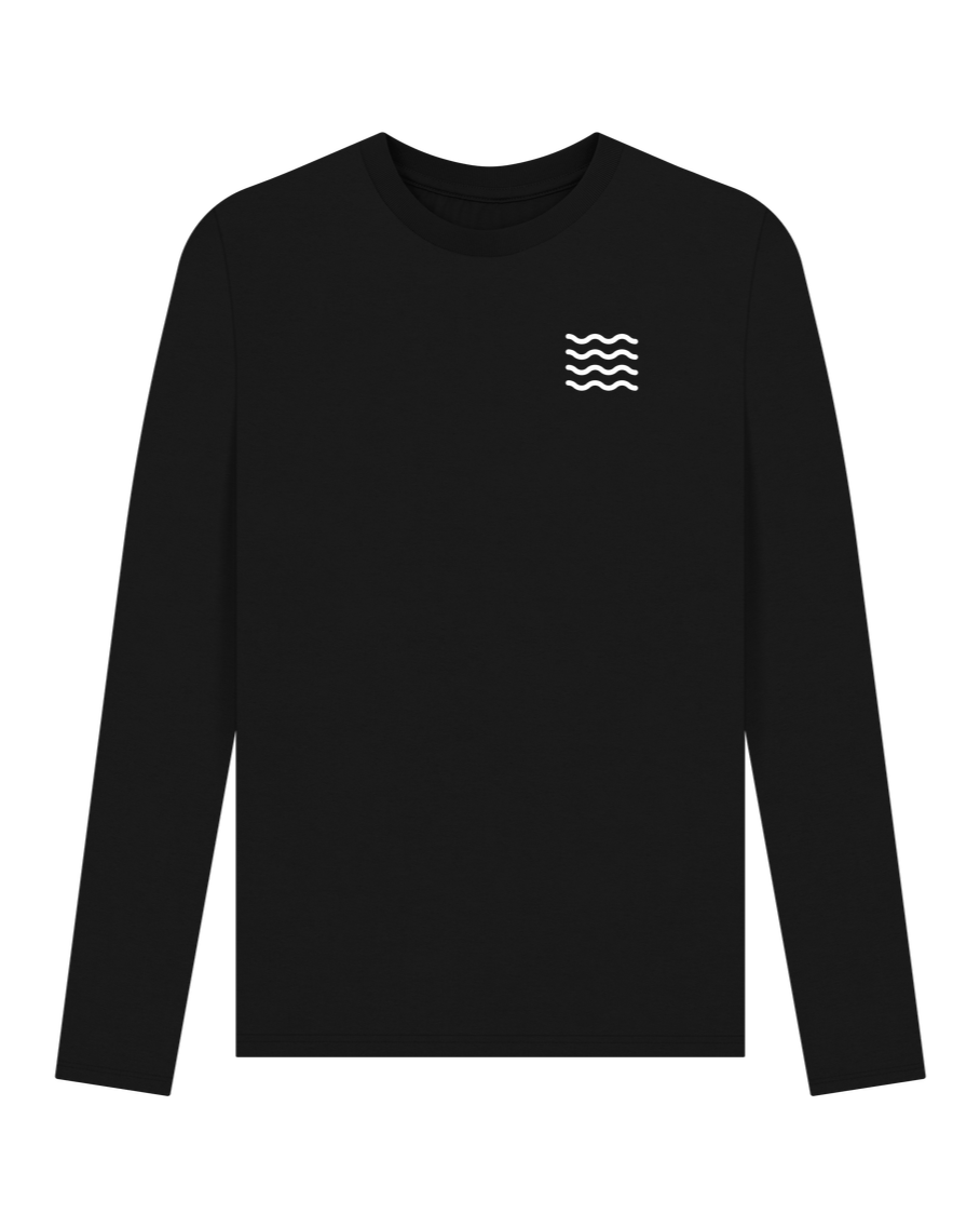 Black Oceans Nation Logo Long Sleeve T-shirt