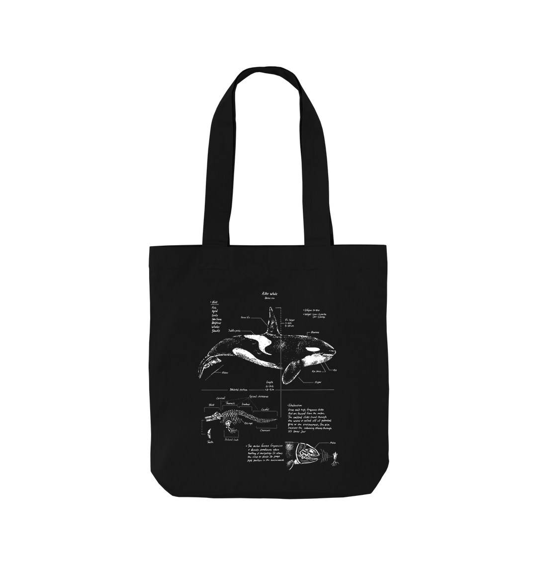 Black Printed Bag
