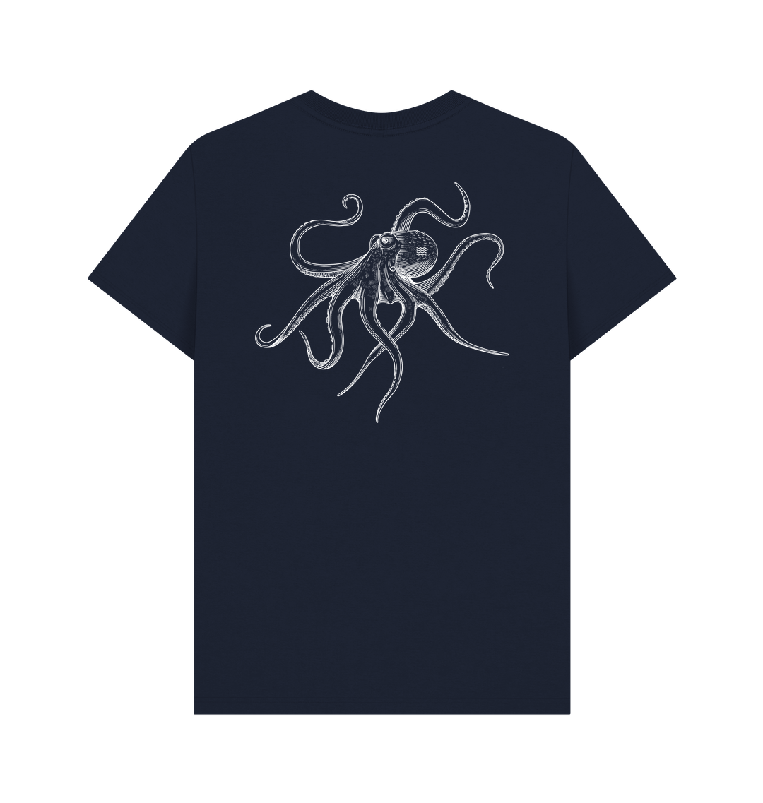 Navy Blue Printed T-shirt