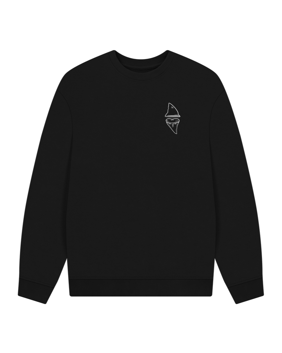 Black Balance Keepers Oversized Sweatshirt