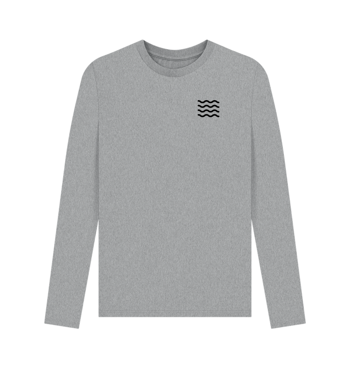 Athletic Grey Printed Long Sleeve T Shirt