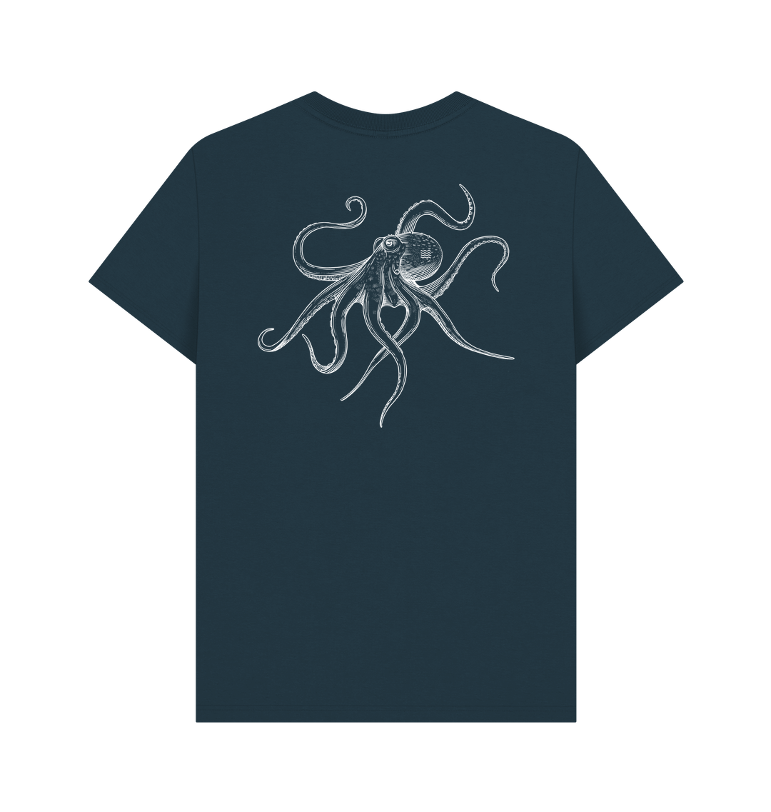 Denim Blue Printed T-shirt