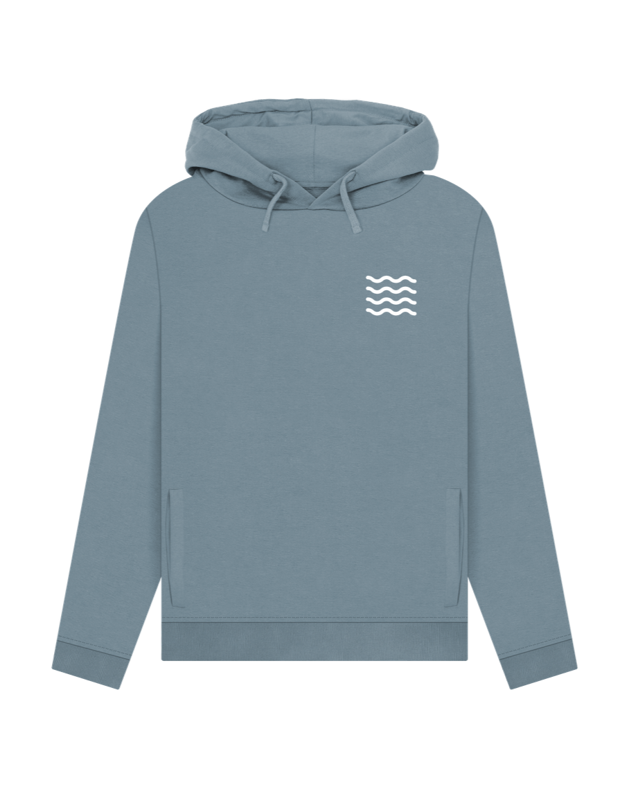 Stone Blue Octopoda Women's Hoodie