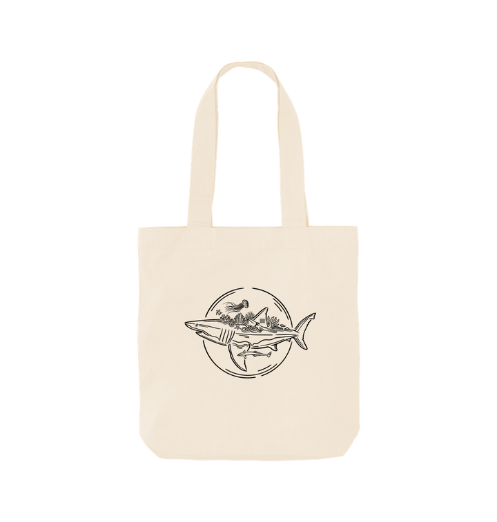 Natural Printed Bag Front