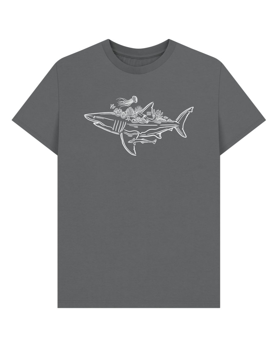 Slate Grey Balance Keepers T-shirt \/ Front Print