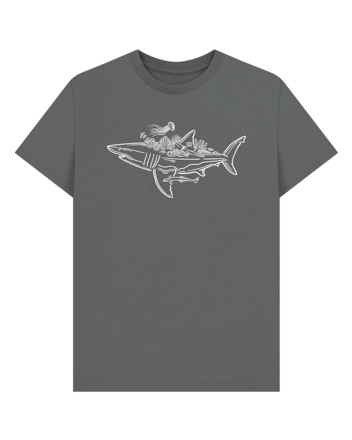 Slate Grey Balance Keepers T-shirt \/ Front Print