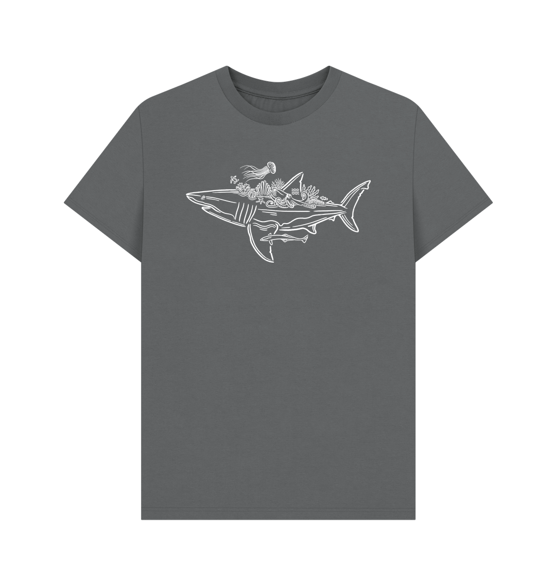 Slate Grey Printed T-shirt