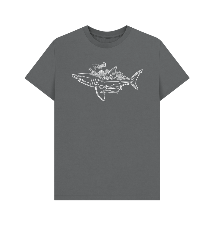 Slate Grey Printed T-shirt