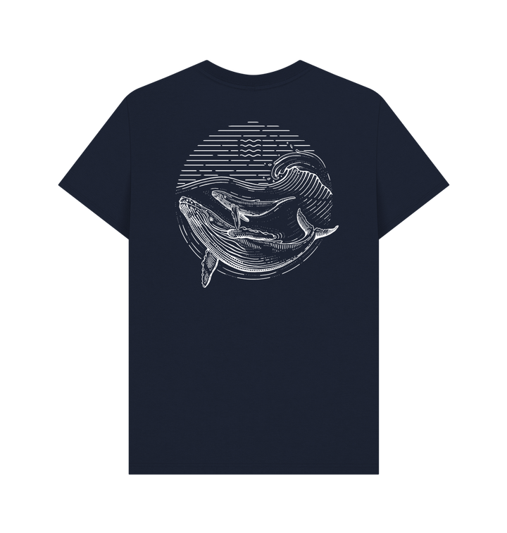 Navy Blue Printed T-shirt