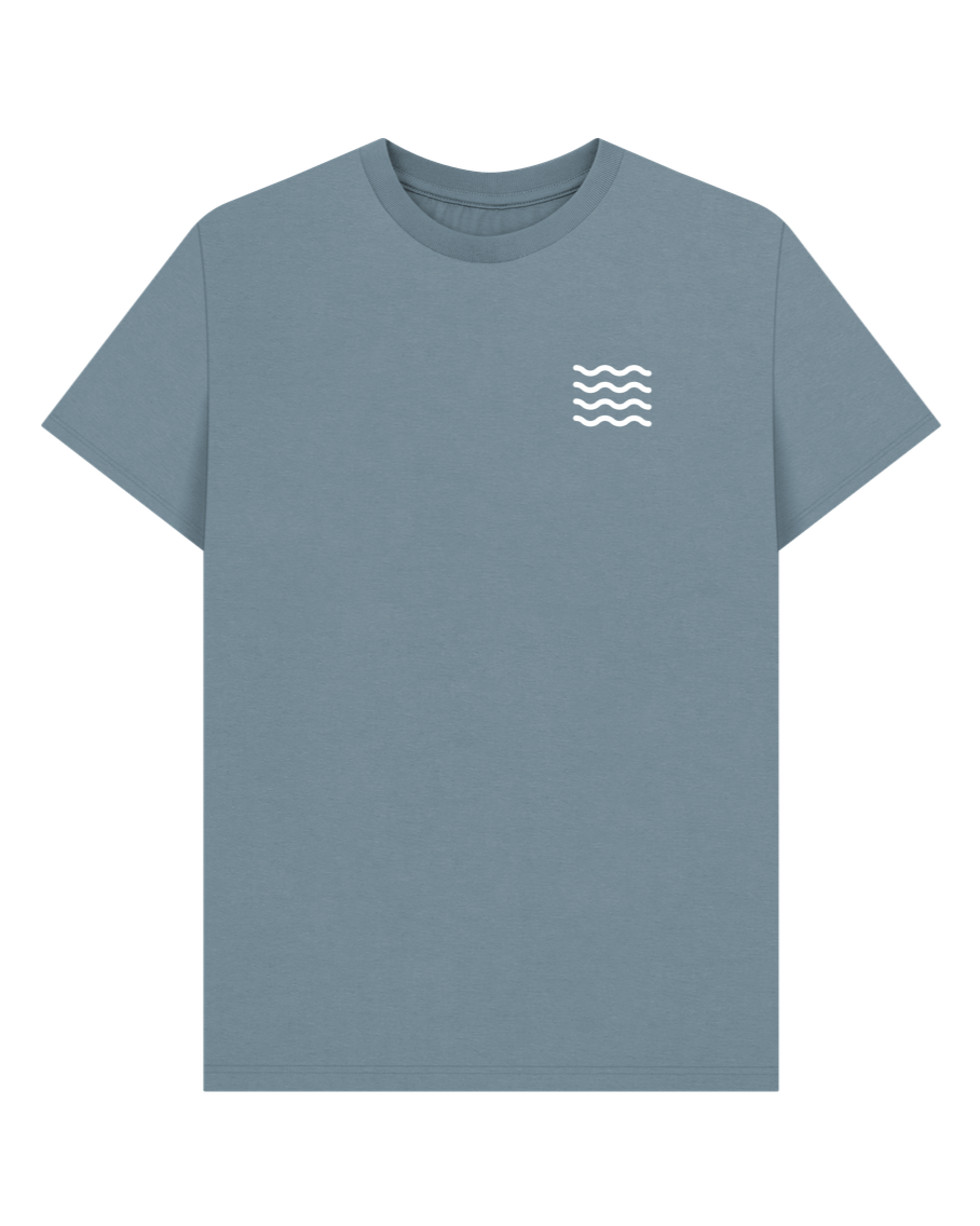 Stone Blue Oceans Nation Logo T-shirt