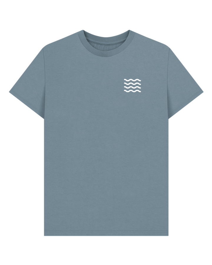 Stone Blue Oceans Nation Logo T-shirt