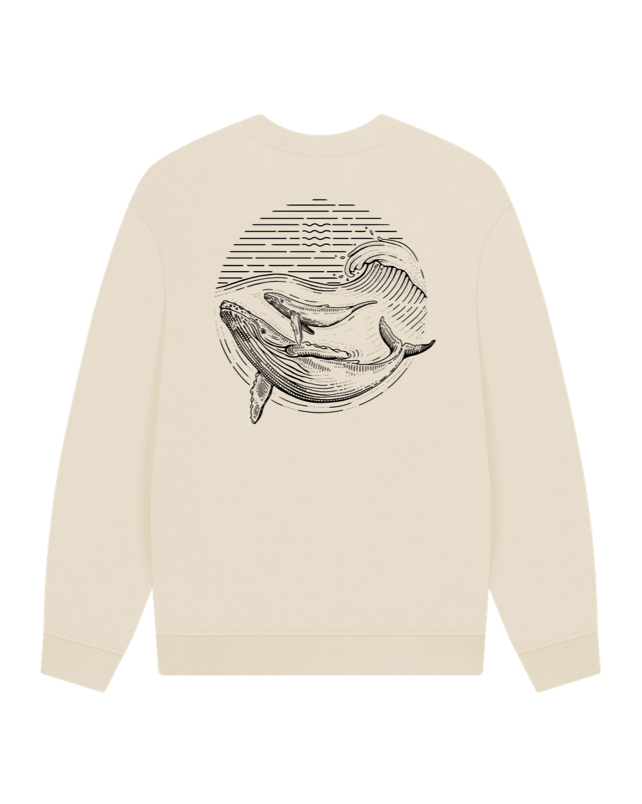 Ocean Guardians Oversized Sweatshirt / Black Version