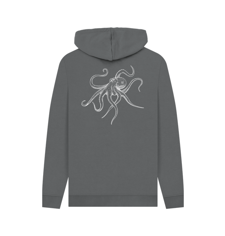 Slate Grey Printed Hoody