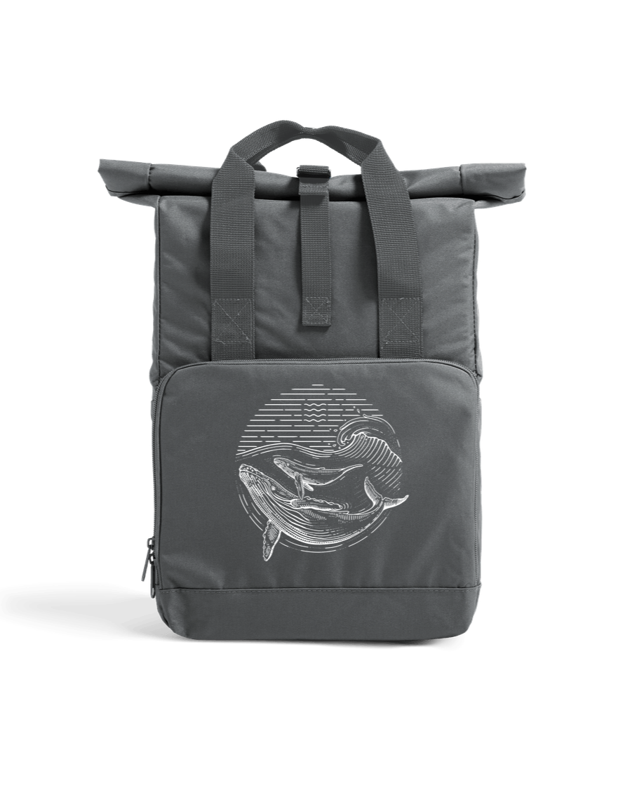 Graphite Grey Ocean Guardians Recycled Roll-Top Backpack