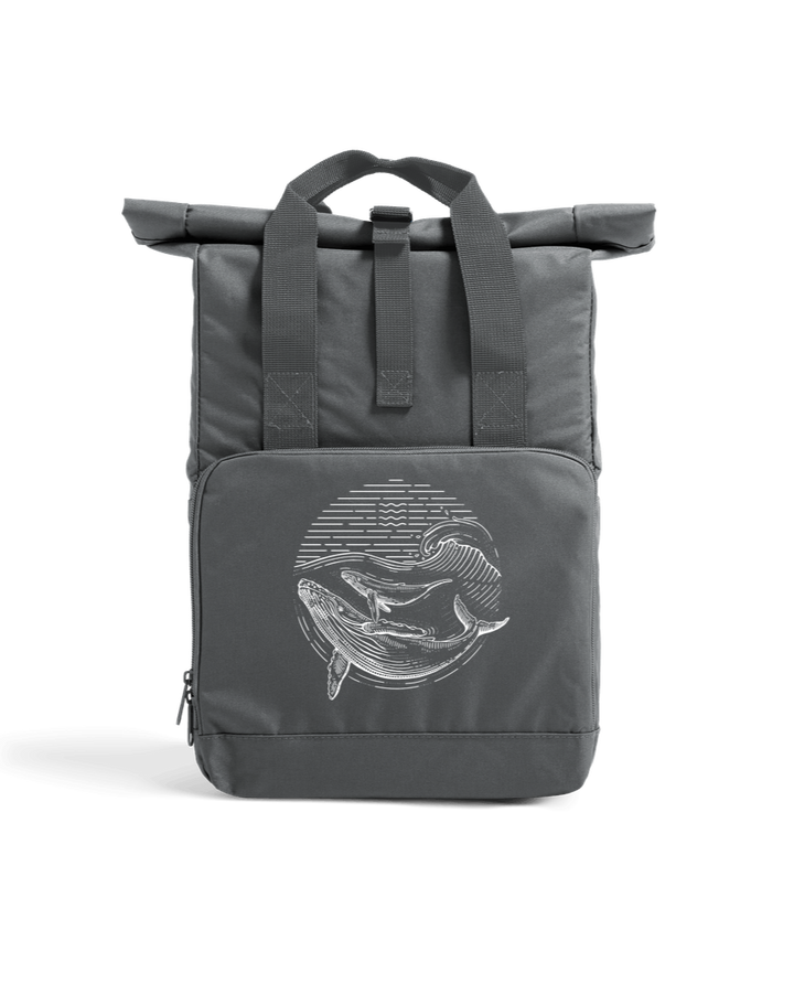 Graphite Grey Ocean Guardians Recycled Roll-Top Backpack