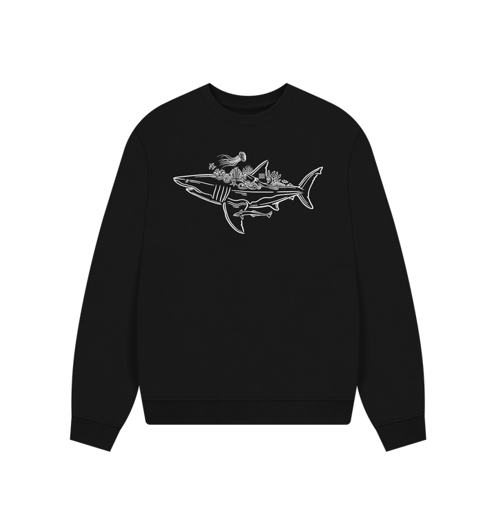 Black Printed Sweater