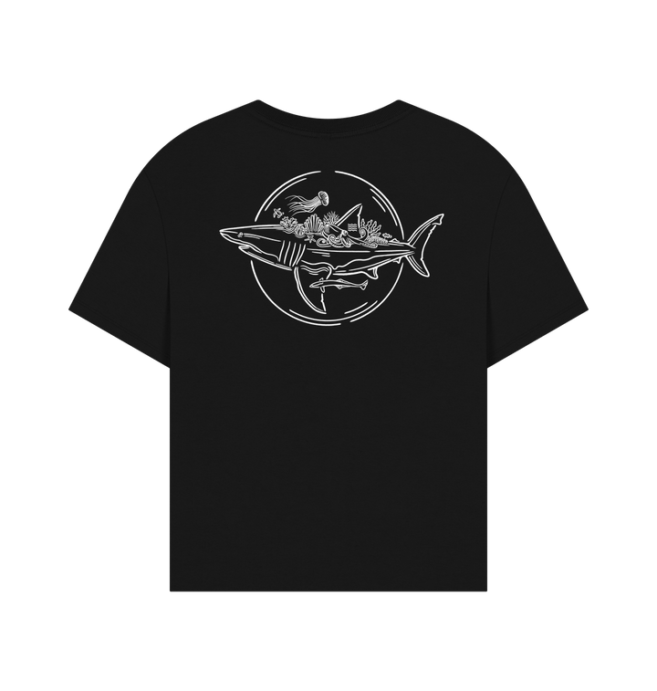 Black Printed T-shirt Back