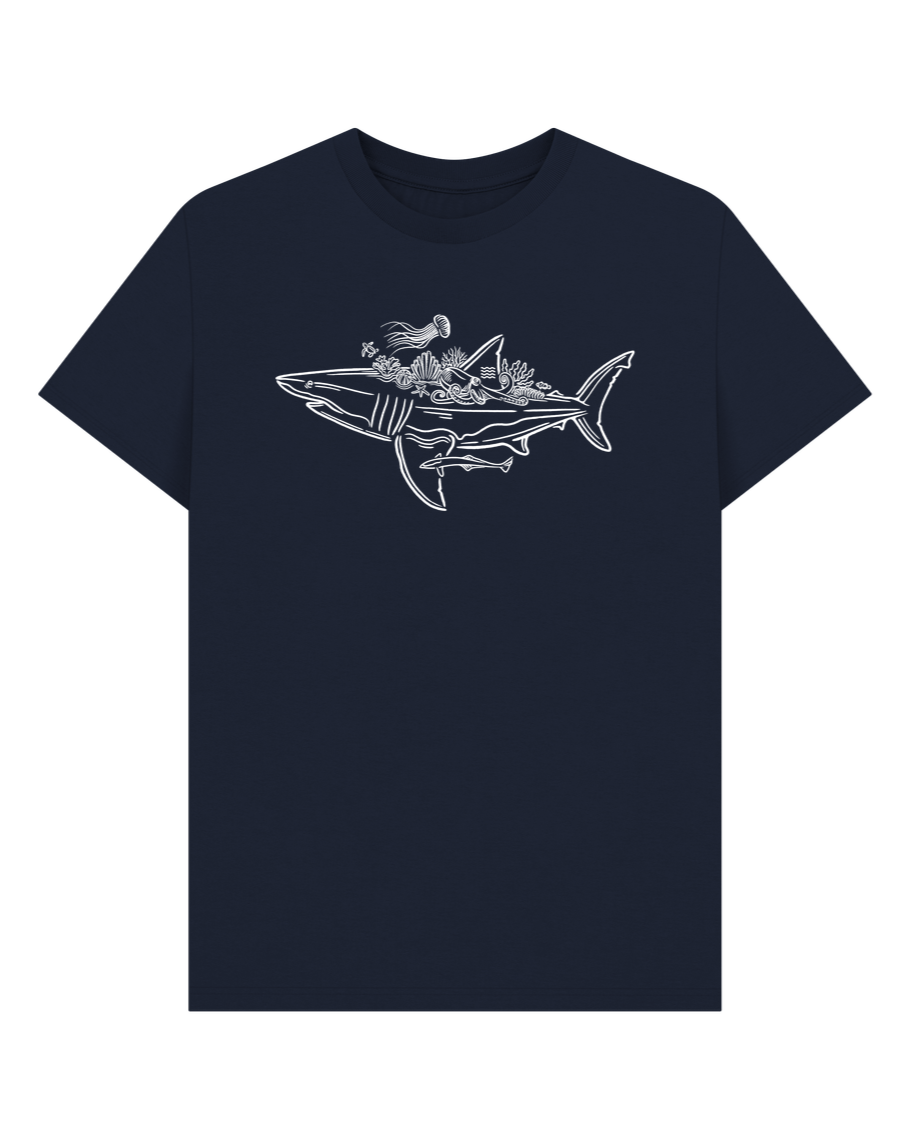 Navy Blue Balance Keepers T-shirt \/ Front Print