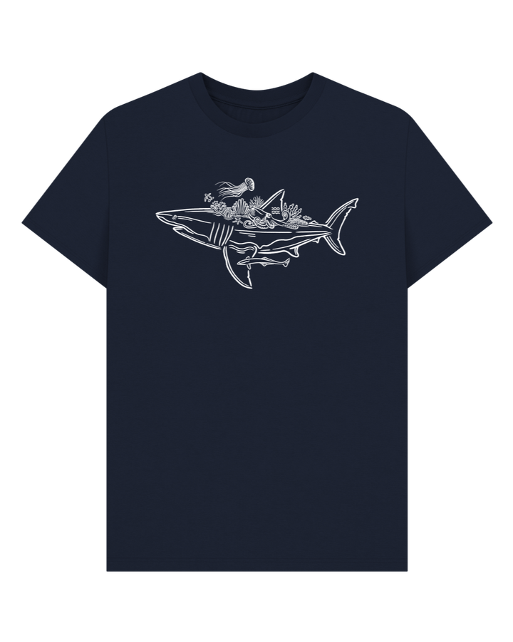 Navy Blue Balance Keepers T-shirt \/ Front Print