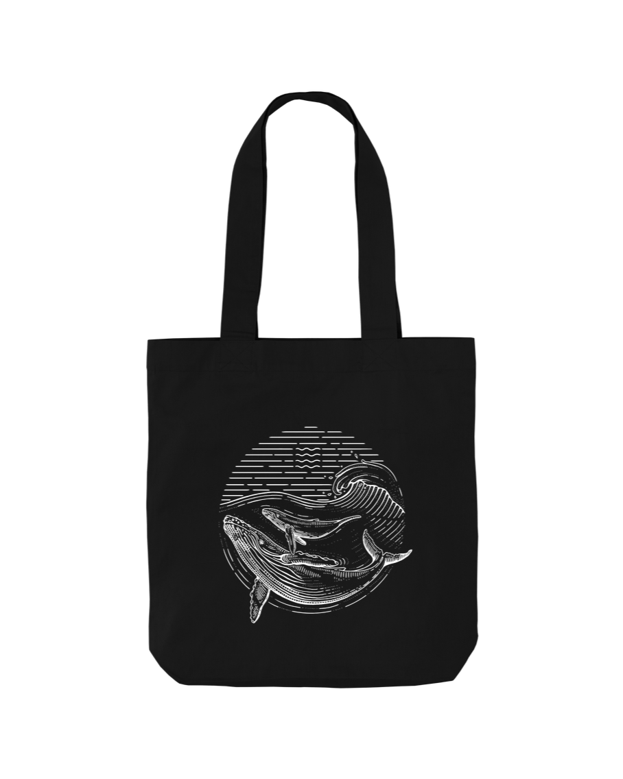 Black Ocean Guardians Tote Bag