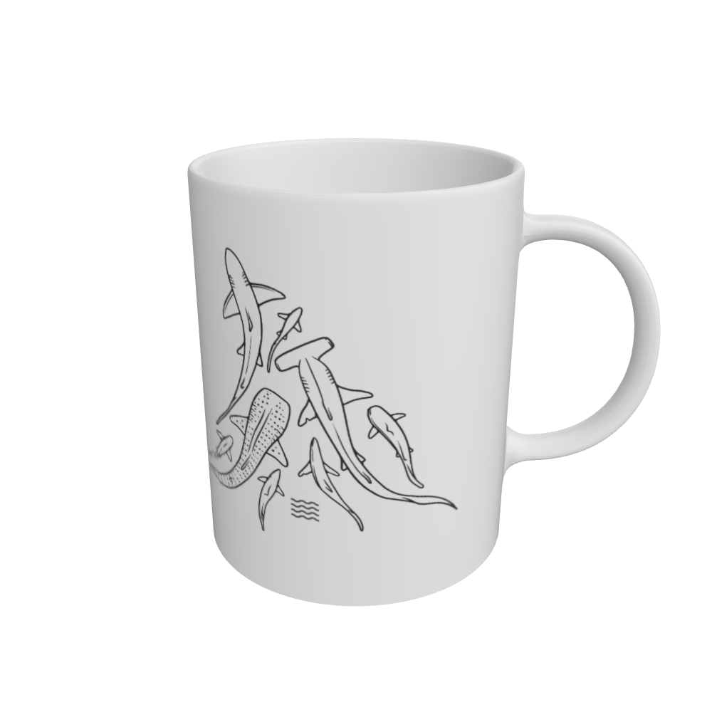 White Mug Front