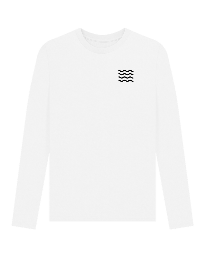 White Ocean Guardians Long Sleeve T-shirt Black