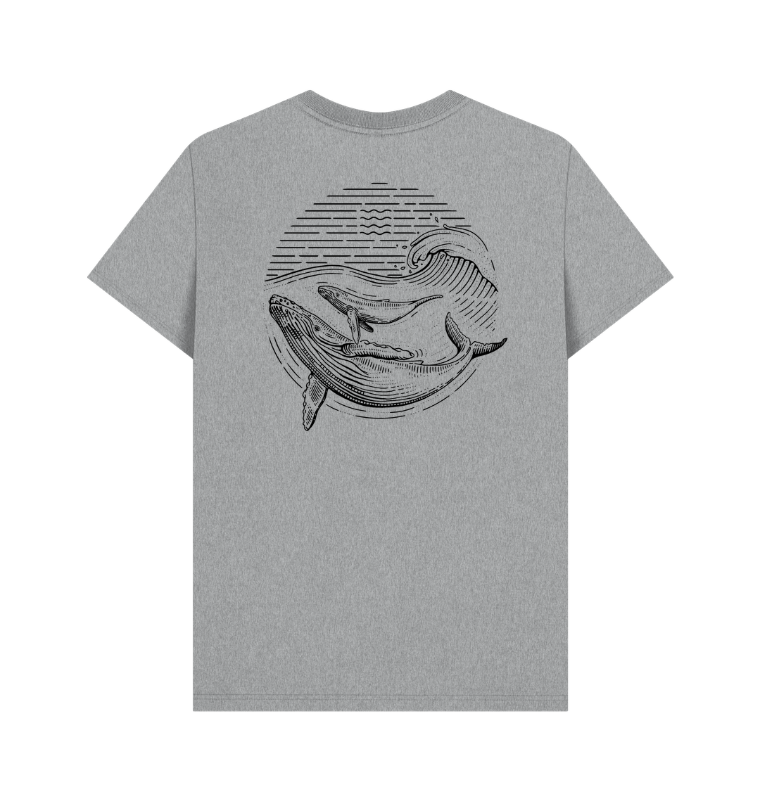 Athletic Grey Printed T-shirt