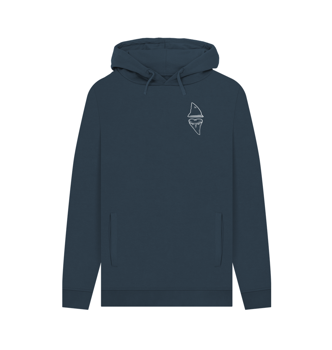 Navy Printed Hoody