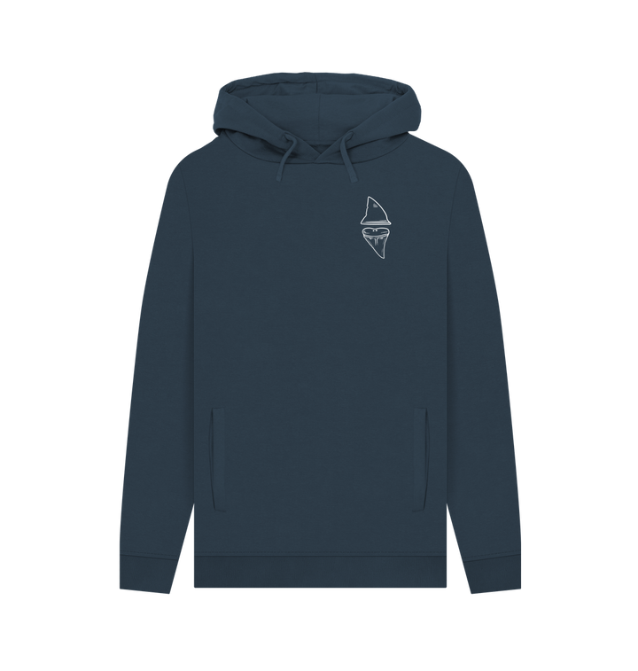 Navy Printed Hoody