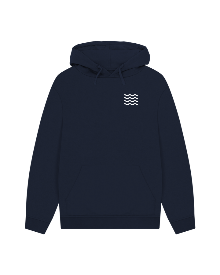 Navy Two Sides Unisex Hoodie WV