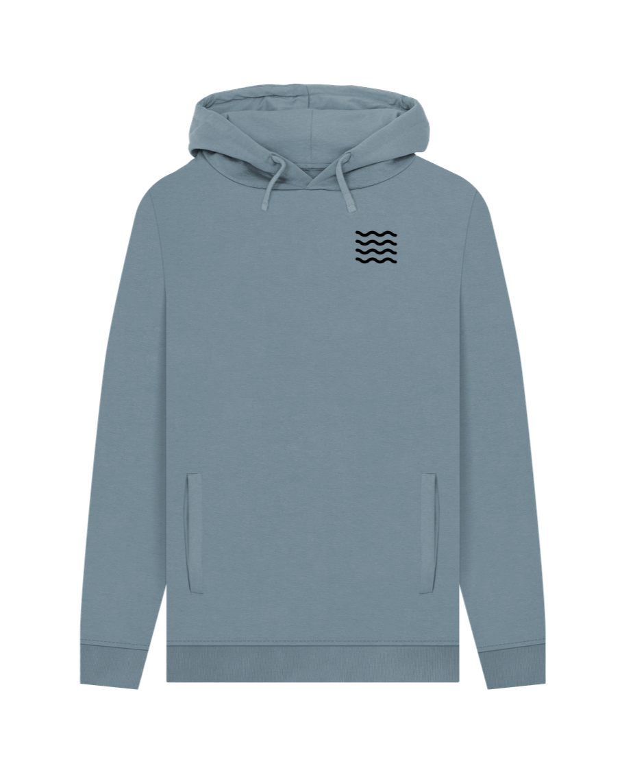 Stone Blue Ocean Guardians Hoodie - Black