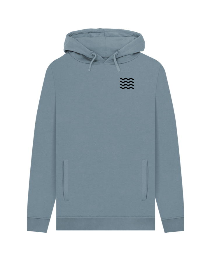 Stone Blue Ocean Guardians Hoodie - Black