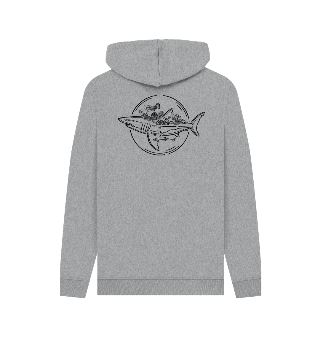 Light Heather Printed Hoody