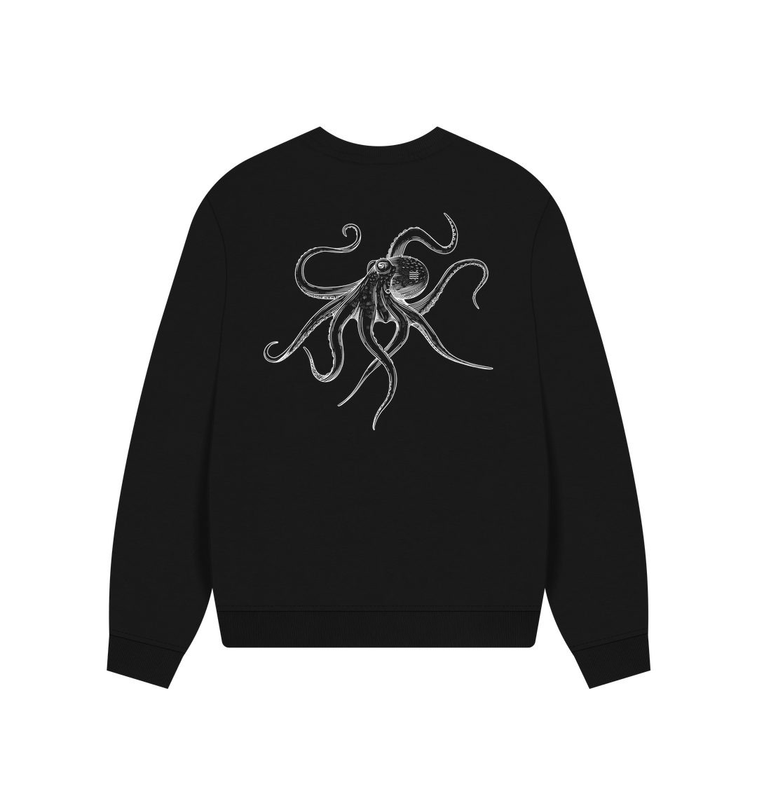 Black Printed Sweater