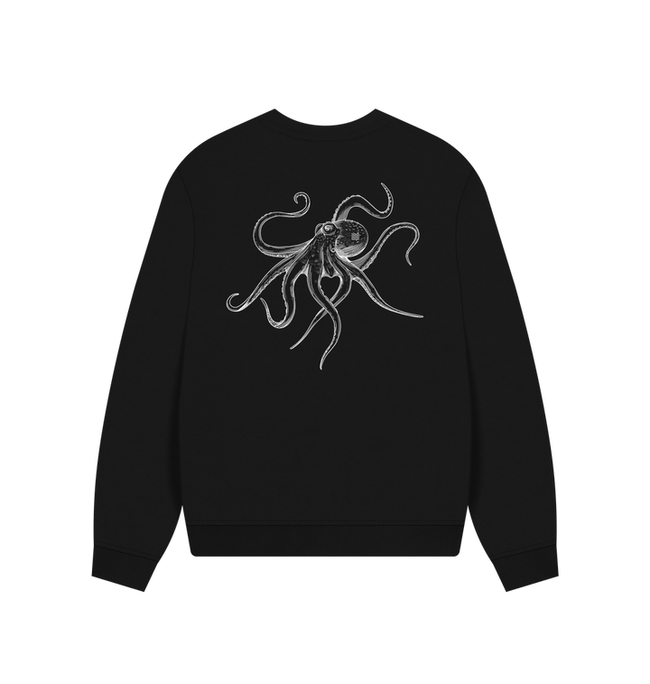 Black Printed Sweater