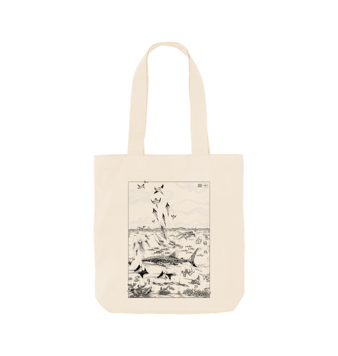 Natural Two Sides Tote Bag