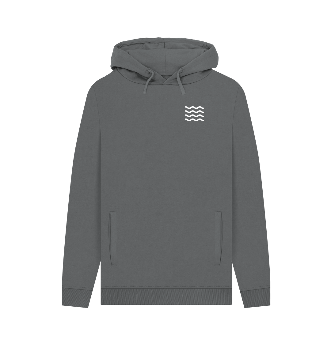 Slate Grey Printed Hoody