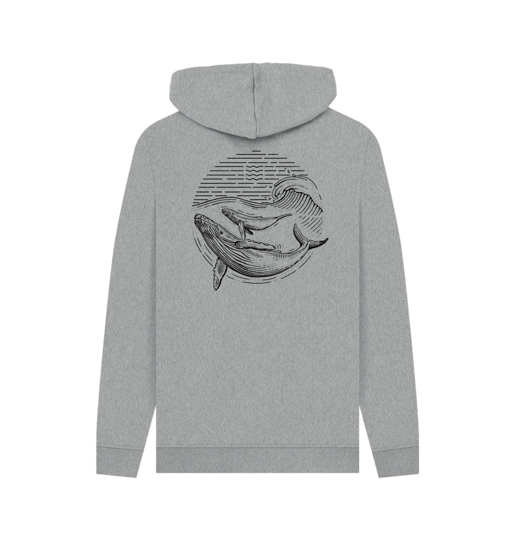 Light Heather Printed Hoody
