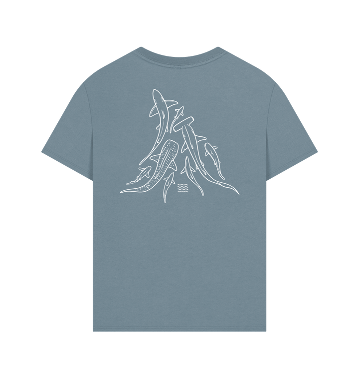 Stone Blue Printed T-shirt