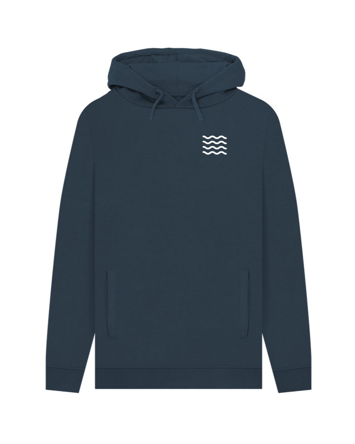 Navy Oceans Nation Logo Hoodie