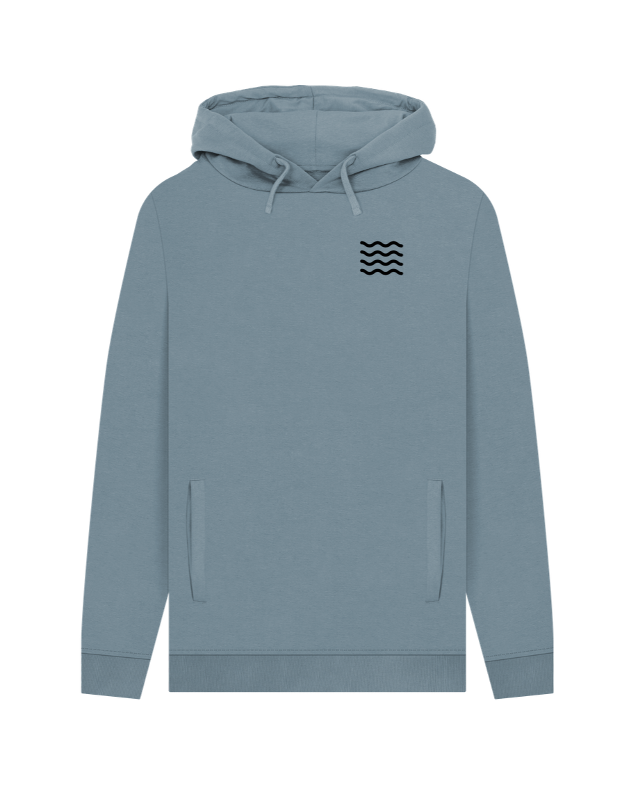 Stone Blue Two Sides Hoodie