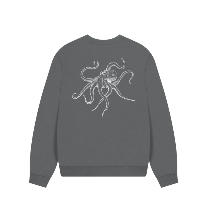 Slate Grey Printed Sweater