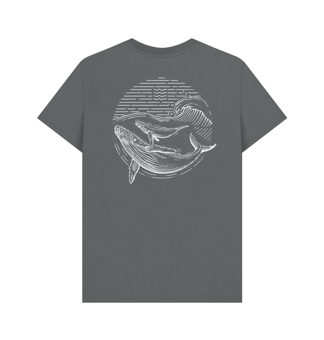 Slate Grey Printed T-shirt