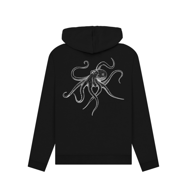Black Printed Hoody