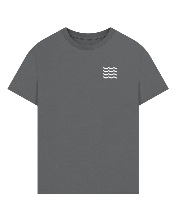 Slate Grey Fins Oversized T-shirt