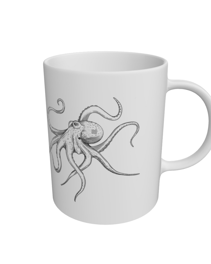 White Octopoda Mug