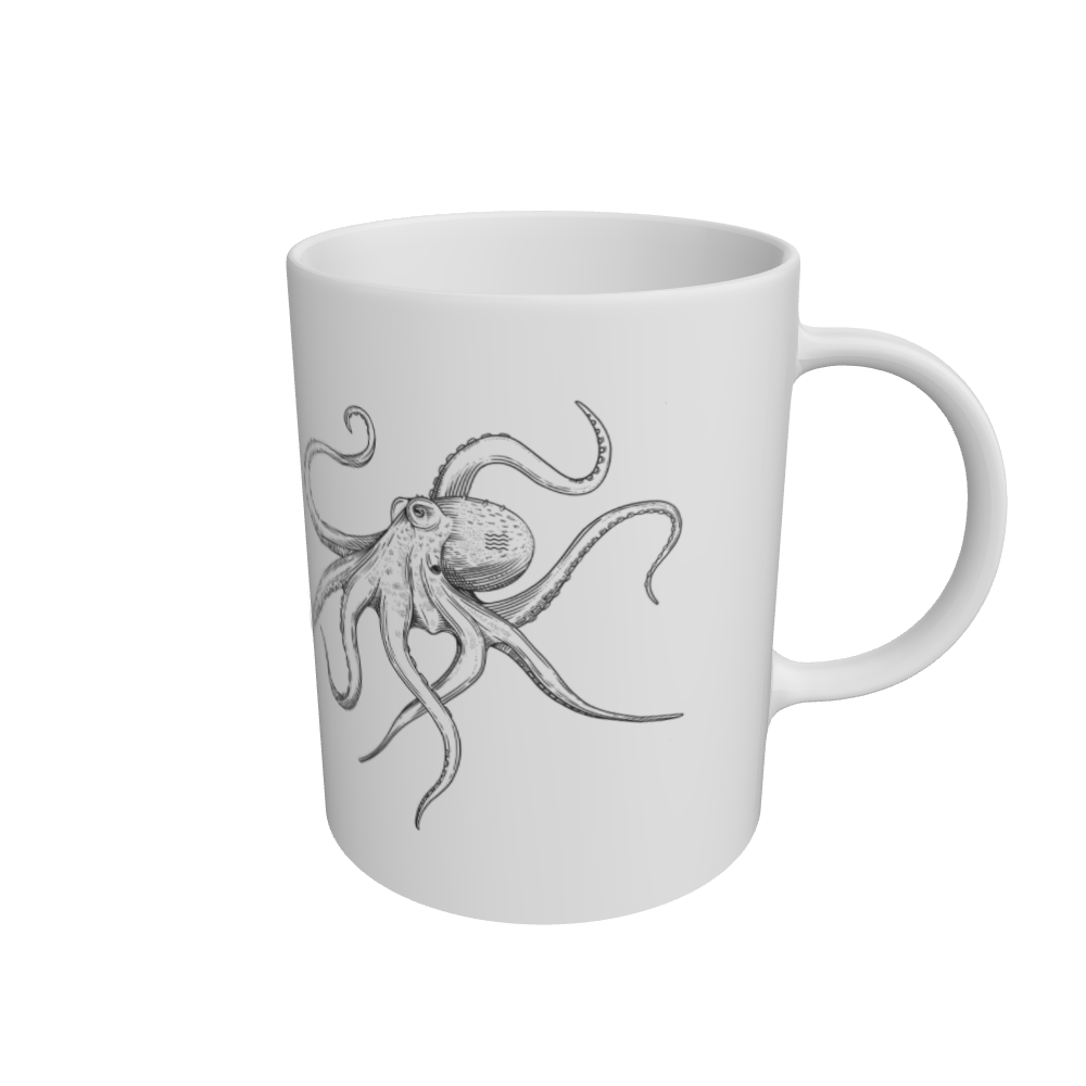 White Mug Front