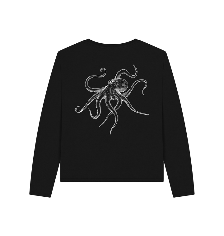 Black Printed T-shirt Back